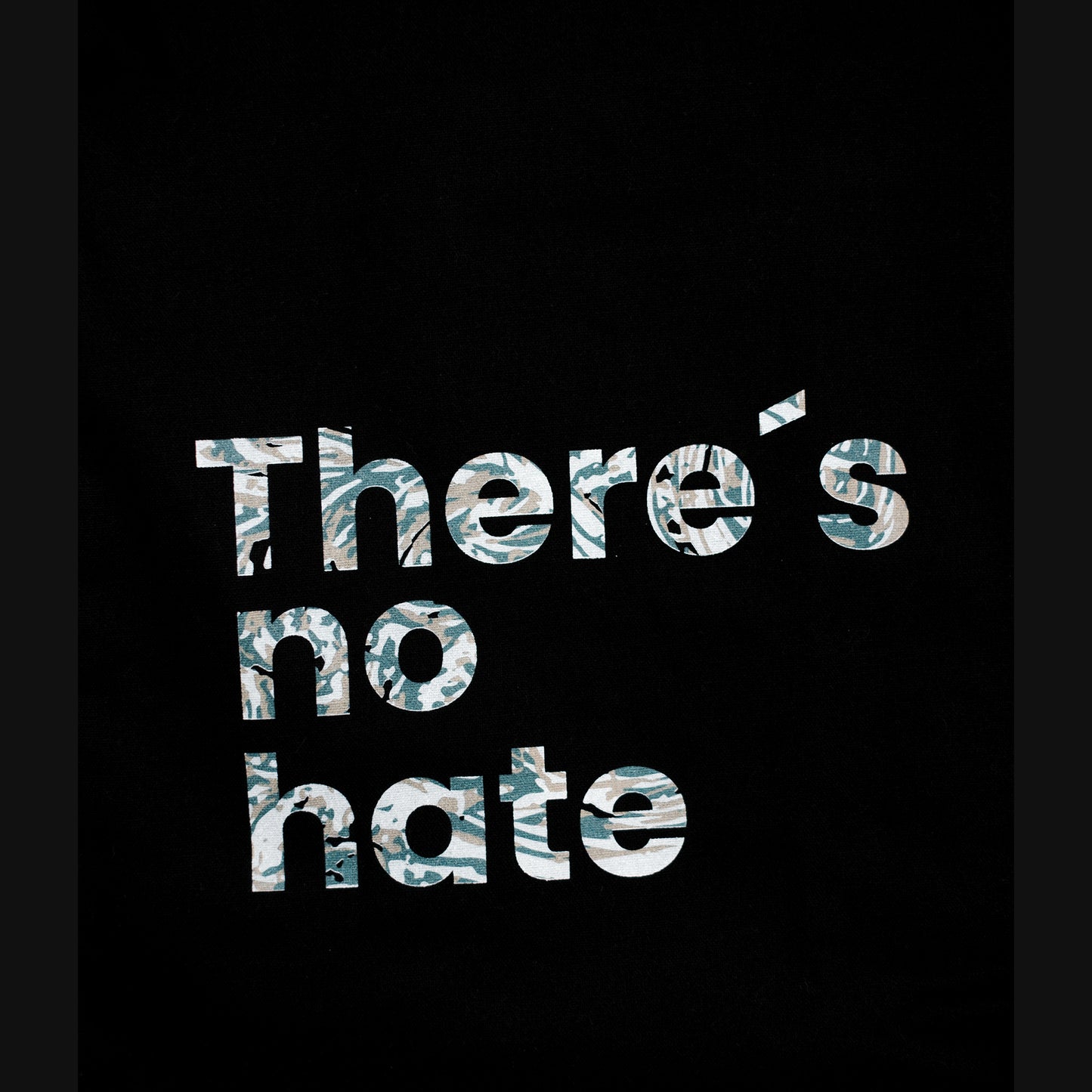 There´s no hate Bag Black