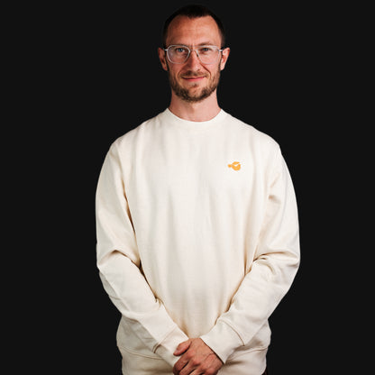 Protect me - Kunstdruck auf Sweatshirt (Natural Raw)